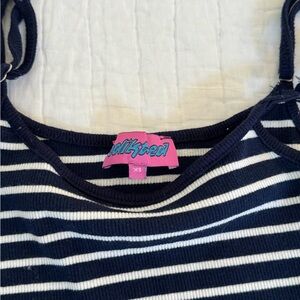 Edikted Striped Navy and White Top